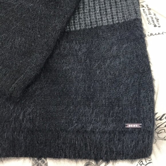 DKNY Faux Fur Hem Sweater - Picture 6 of 8